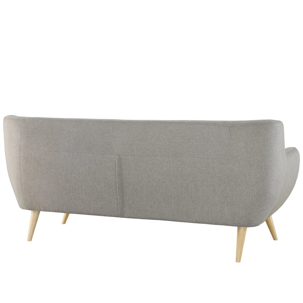 Grey Fabric Plywood Two PCS Living Room Set Z271219