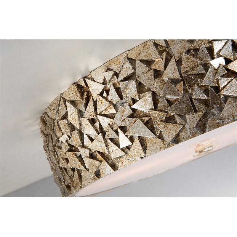 Mosaic 3-Light Flushmount in Silver R73223