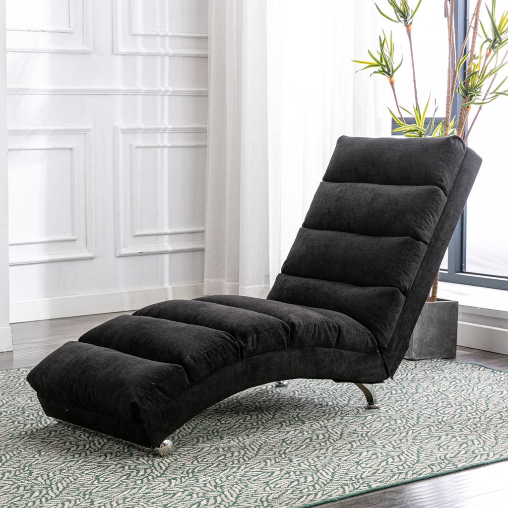 Black Linen Electric Massage Recliner Chair B5900