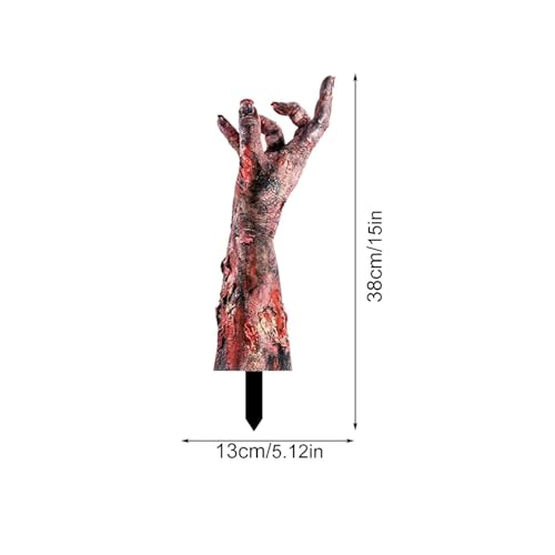 5 Pack Halloween Zombie Arm Yard Stakes F164212