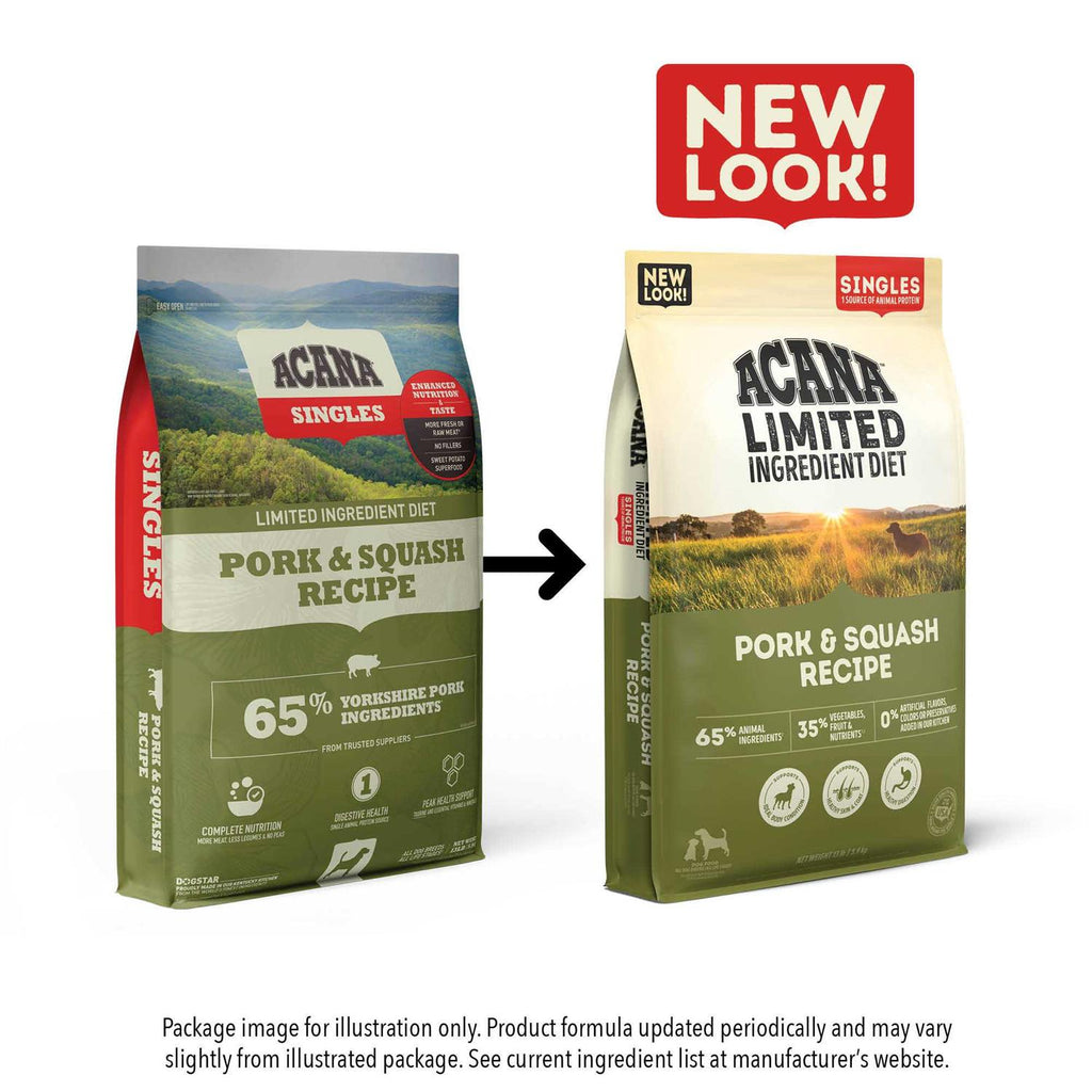 Pork Squash Dry Dog Food B143