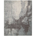 Grey Navy Rectangle Area Rug J280382