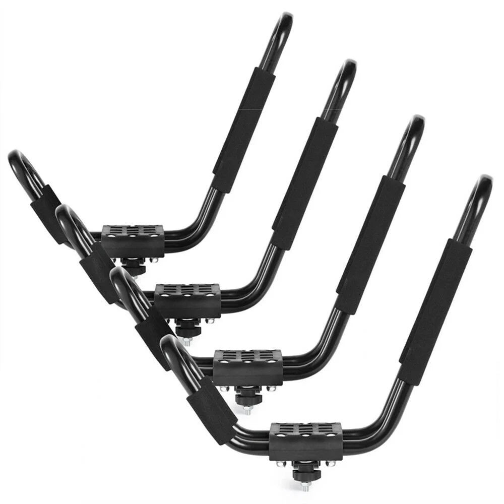 2 Pair Canoe Boat Kayak Roof Rack Carrier J Cross Bar Z2137