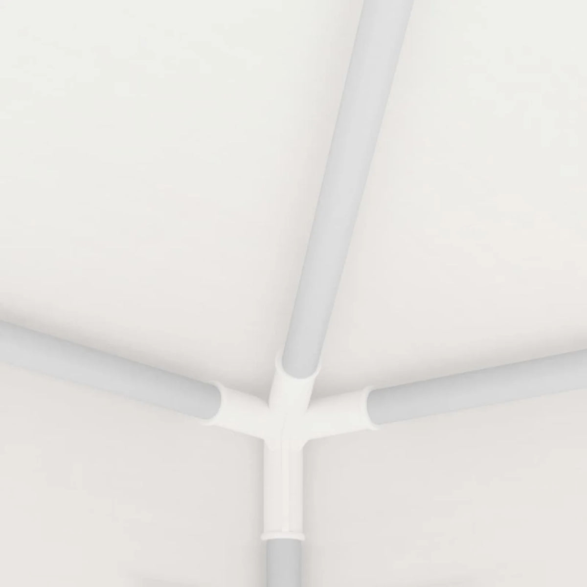 White Party Tent with 4 Mesh Sidewalls Outdoor Gazebo Canopy Sun Shade Shelter 13.1ft x 13.1ft x 9ft Q452