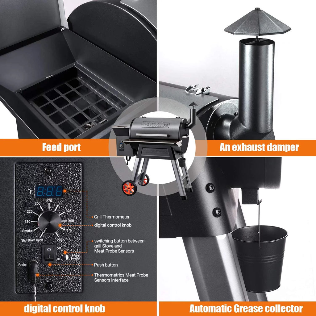 20000BTU 8-in-1 BBQ Grill B92879