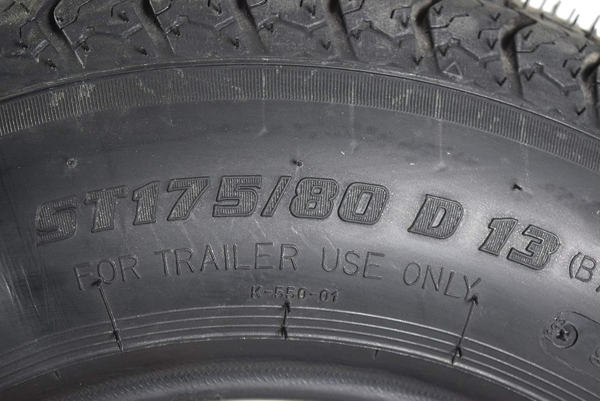 Kenda Load Star Bias Ply DOT Trailer Tire ST175/80D13 Single Pack of 2 K4287