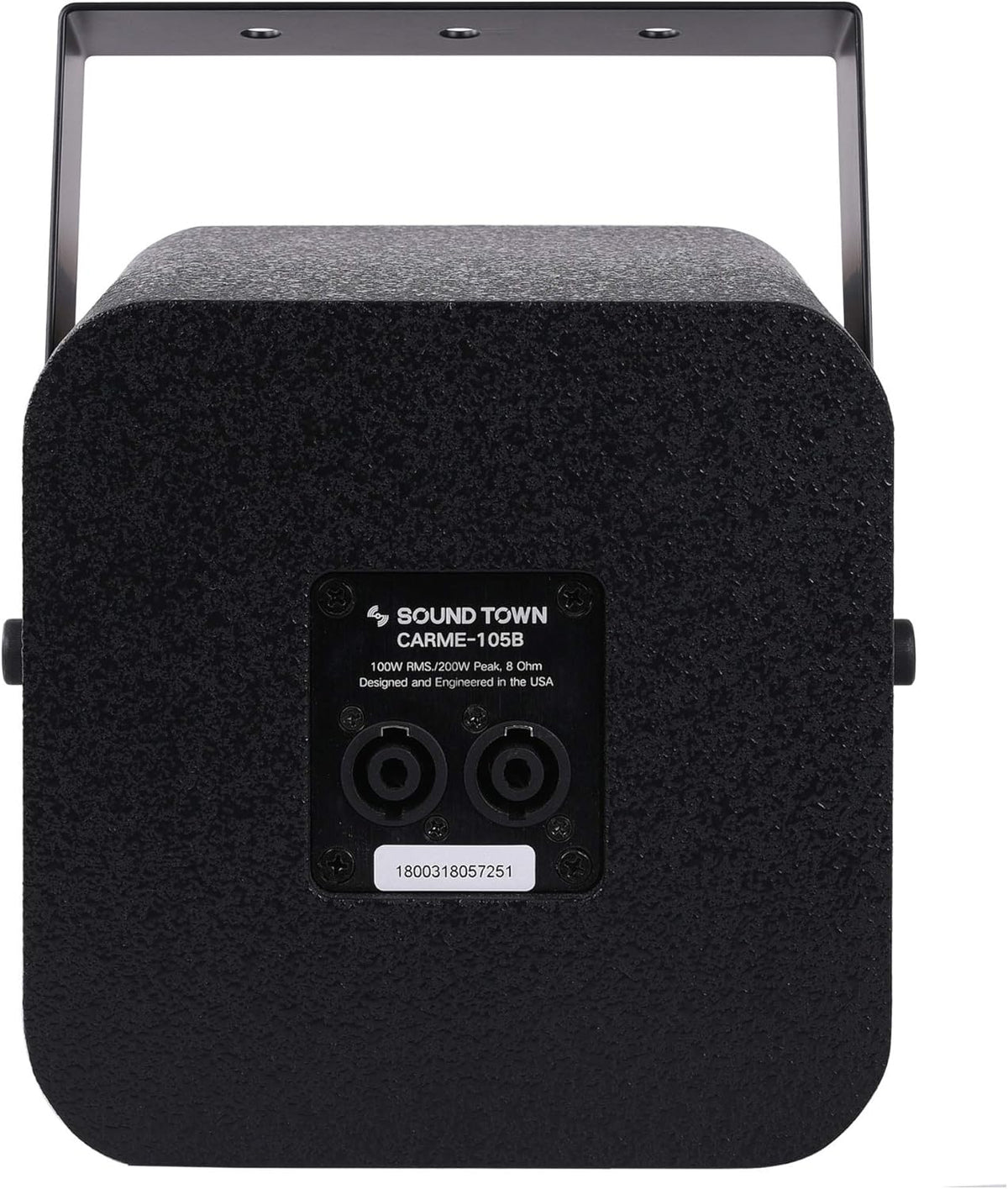 Pair of Dual 8 2-Way Passive Professional Loudspeaker, Black with U Bracket K53933