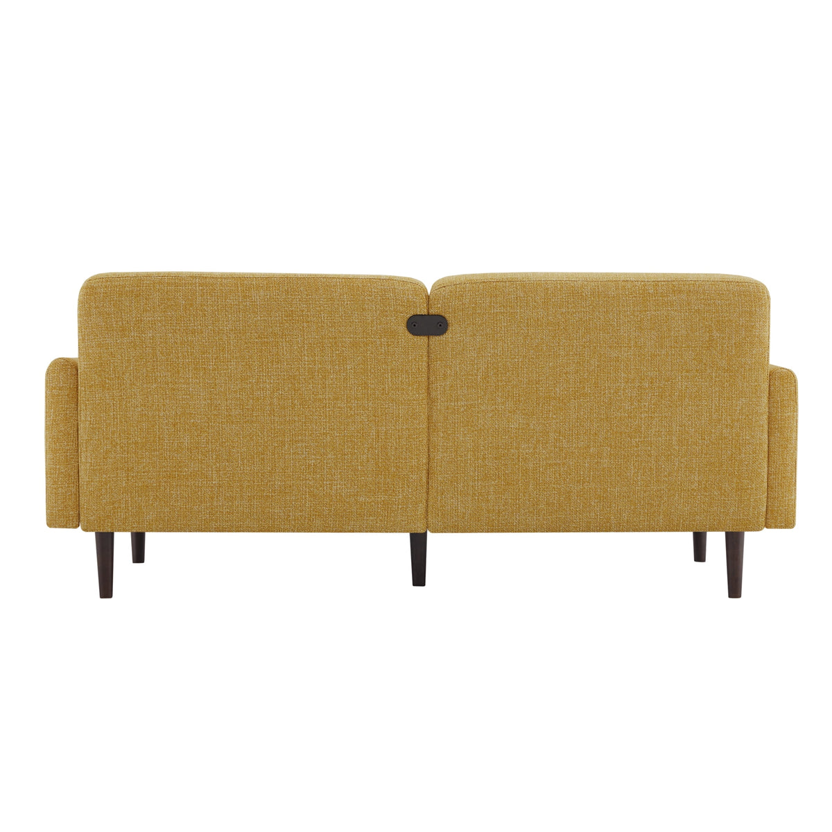Mid-Century Modern Fabric Sofa with Solid Wood Leg T99598