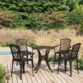5 Piece Bistro Set Cast Aluminum Bronze O629512
