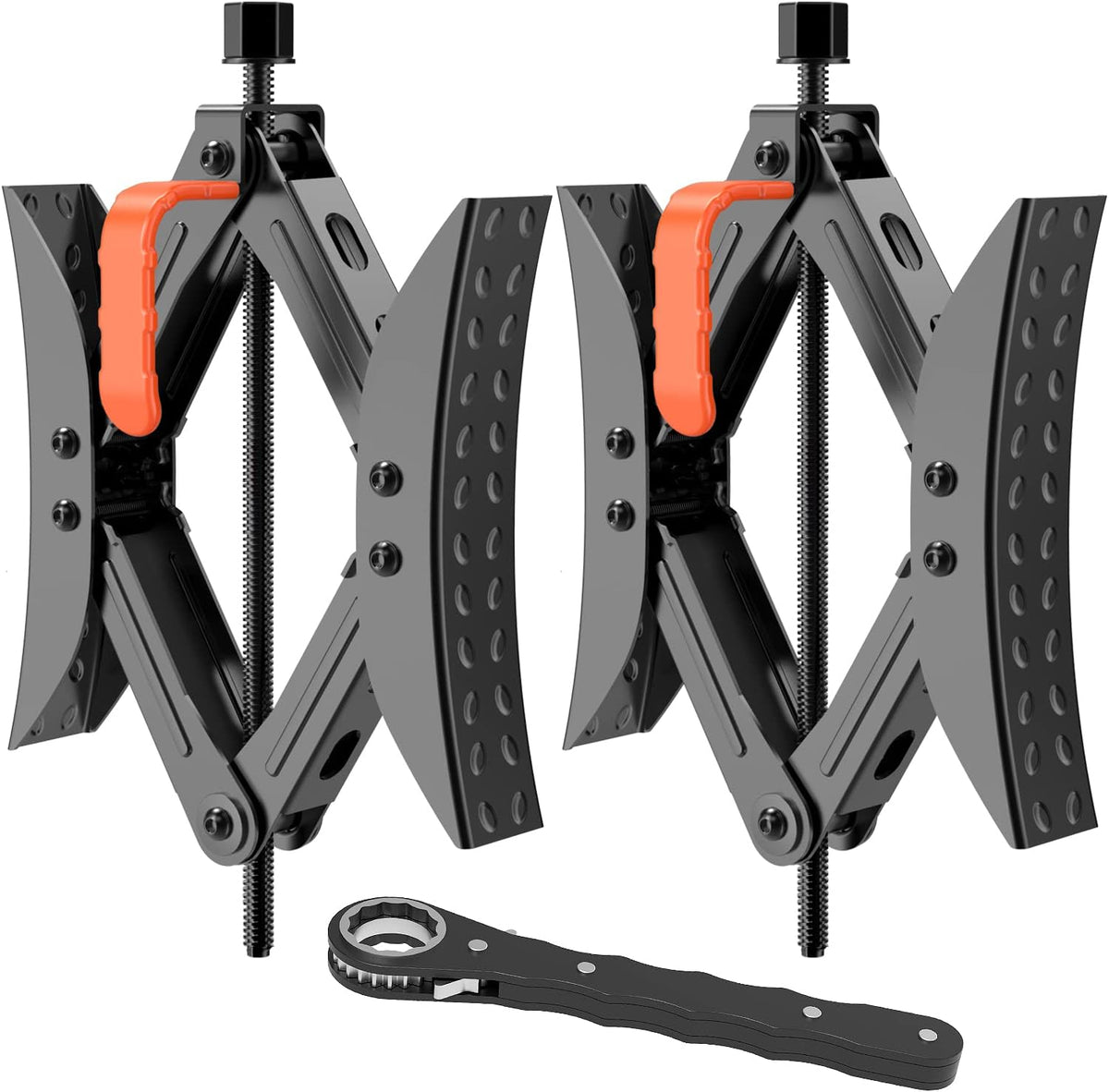 X Shaped Camper Wheel Chock Stabilizers 2 Sets T841113