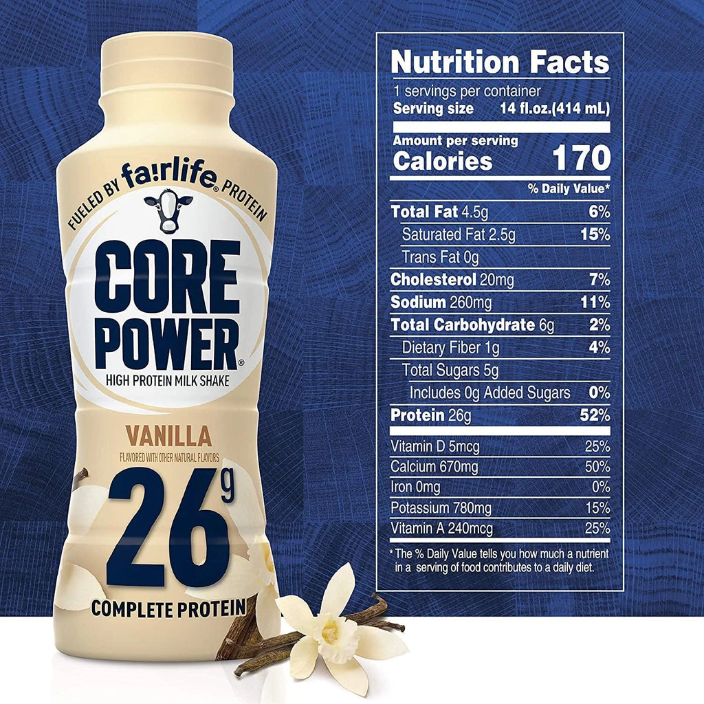26g Protein Milk Shakes Variety Pack 14 Fl Oz 12 Pack P36515