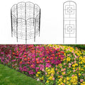 Decorative Garden Fence 10 Pack Rustproof Metal Y955041