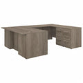72 in. U Shaped Executive Desk with Drawers W70430
