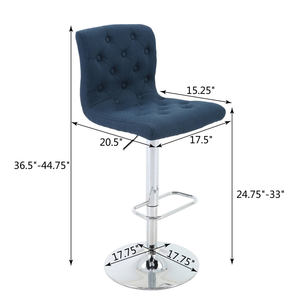 Blue Tufted Barstool E97449
