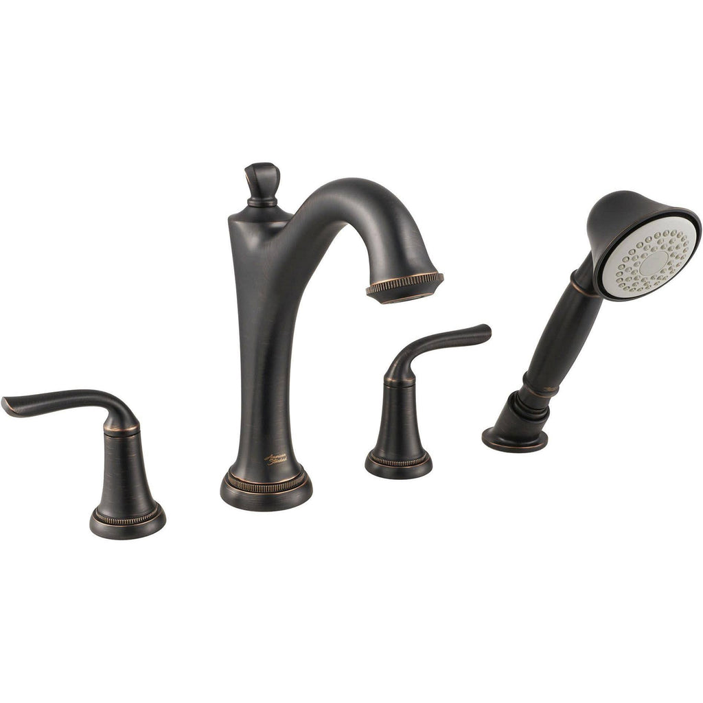 Brushed Nickel Roman Tub Faucet with Personal Shower Z68865