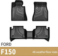 All Weather Car Floor Mats Front & 2nd Seat Floor Liners I938662
