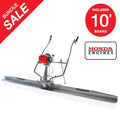 1.8 HP Gas Concrete Power Screed with 10ft Aluminum Magnesium Board W671