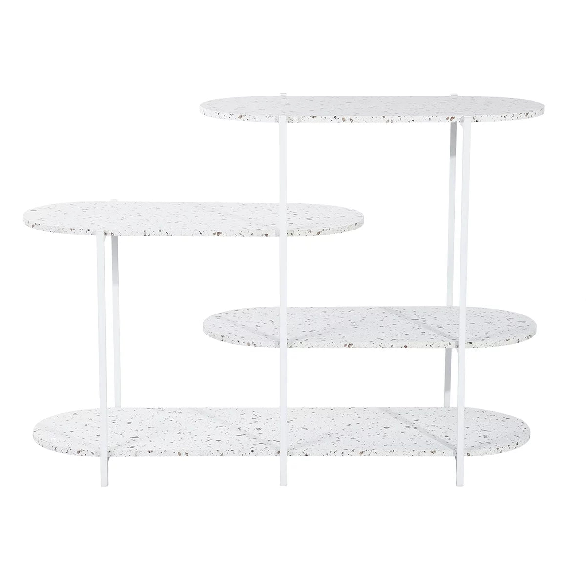 4-Tier Marble White Storage Shelf P21289