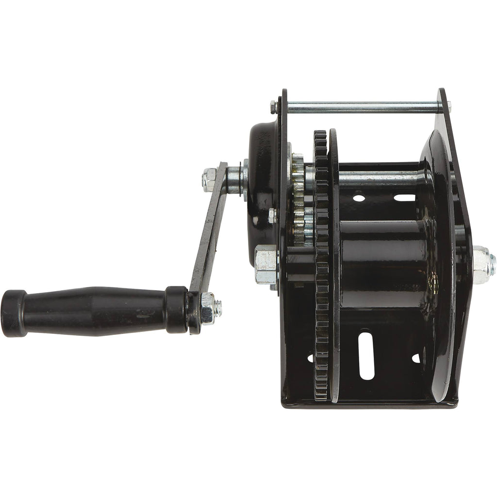 Single Speed Hand Winch with Automatic Brake, 2500-Lb. Load Capacity N8114