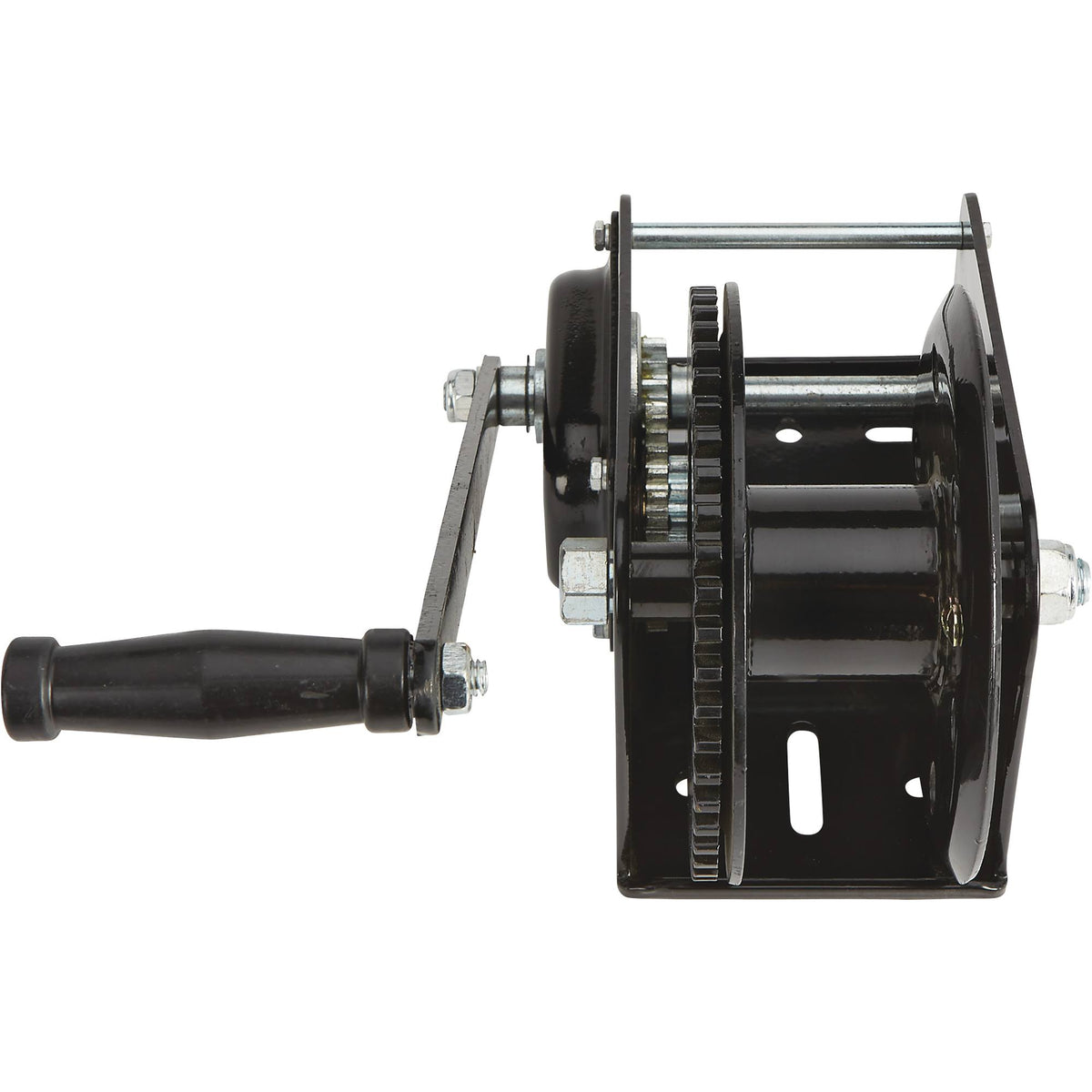 Single Speed Hand Winch with Automatic Brake, 2500-Lb. Load Capacity N8114