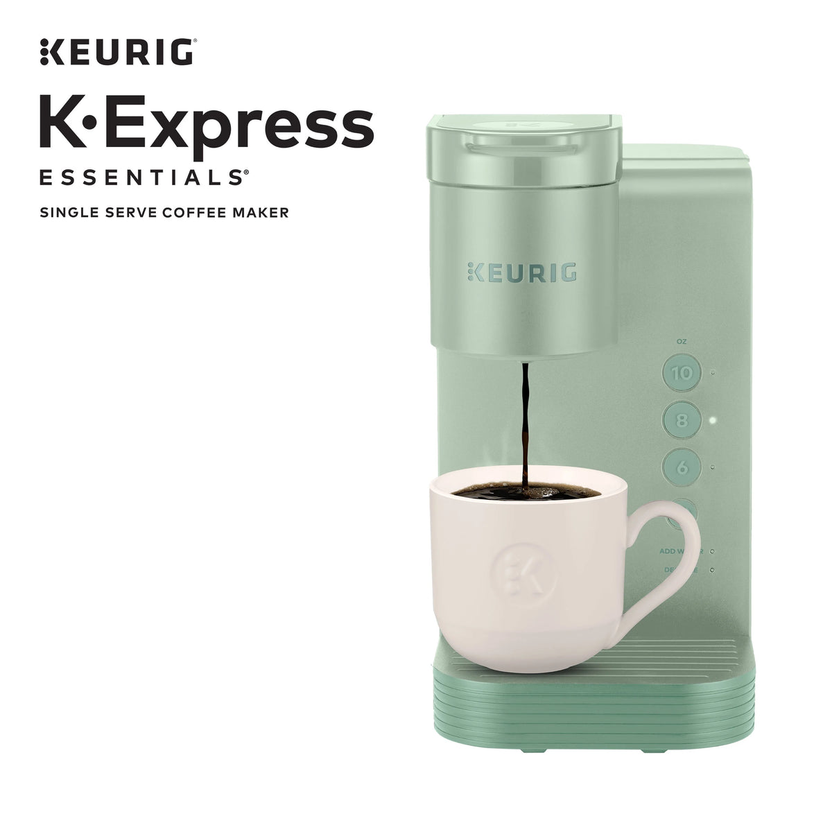 Single Serve K-Cup Pod Coffee Maker, Black Q876592