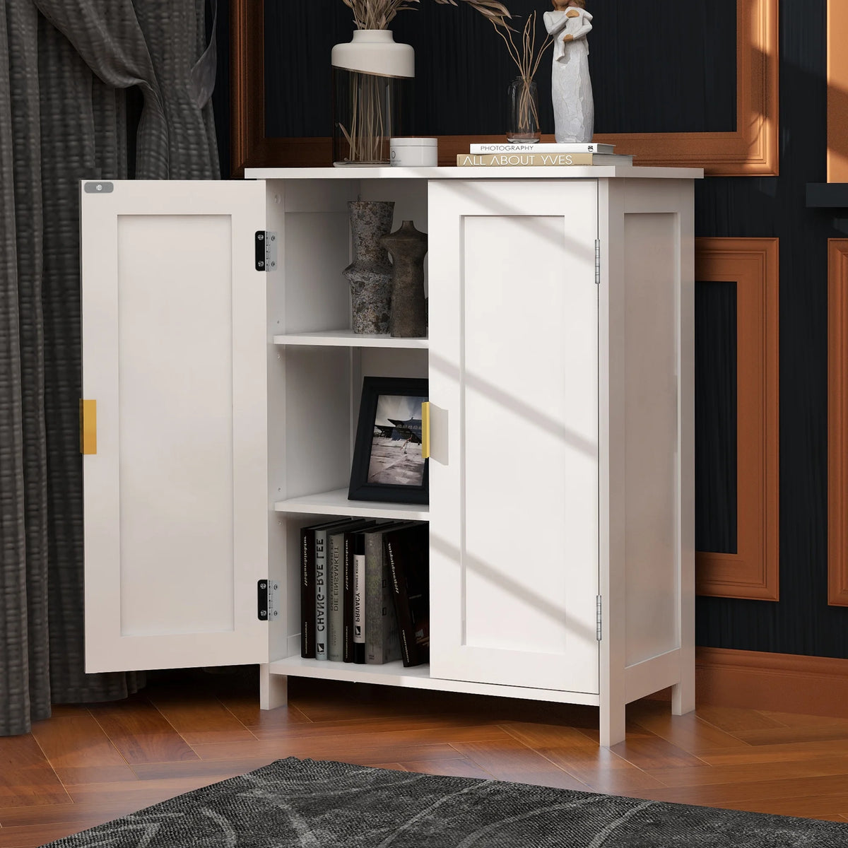 Bathroom Storage Cabinet with 2 Doors A866