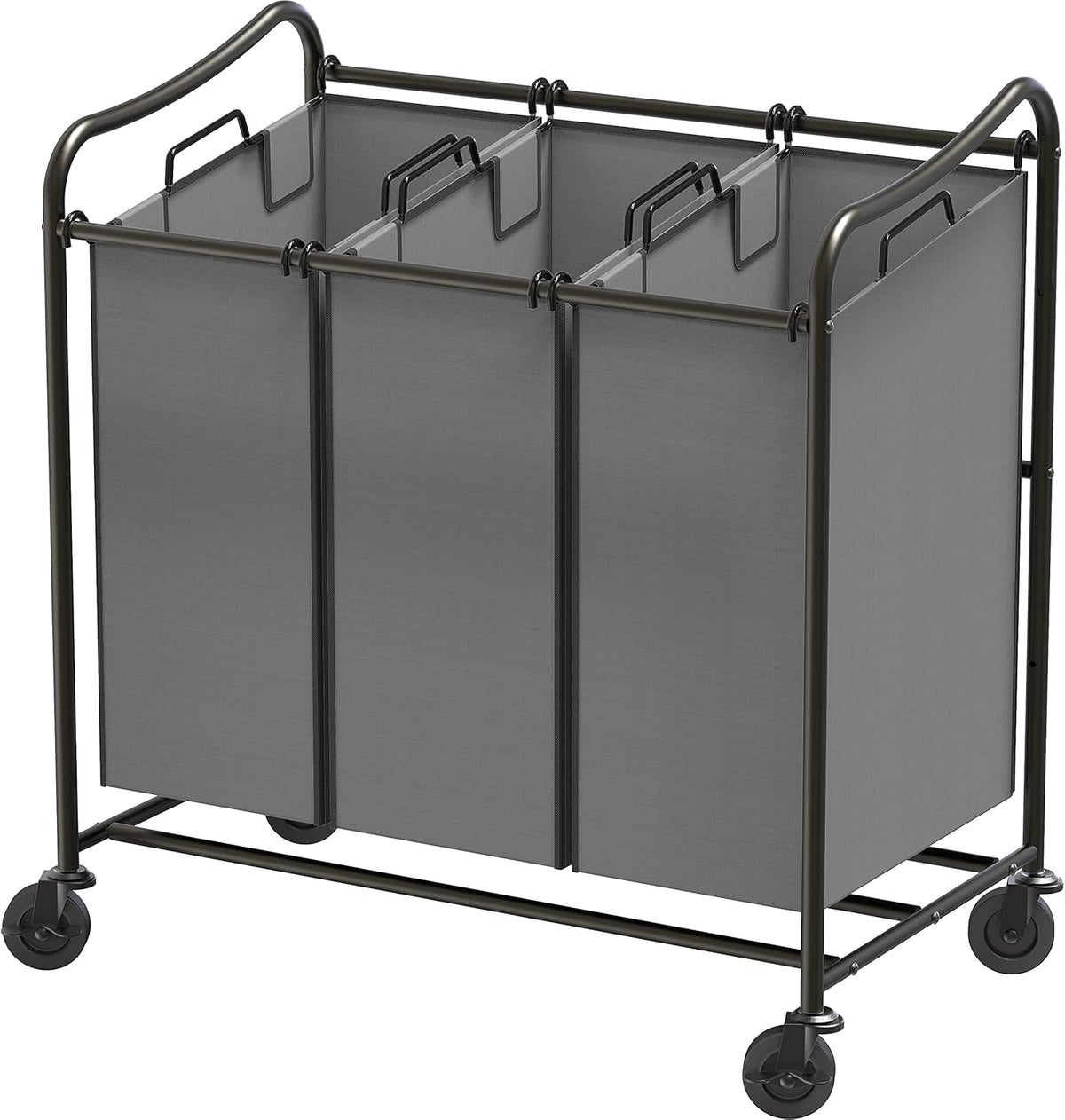 3-Bag Laundry Sorter Rolling Cart P49871