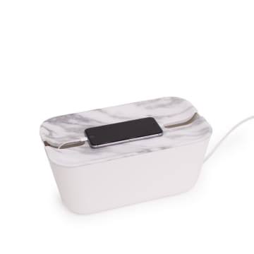 White Marble Medium Size Cable Tidy Organizer M89541