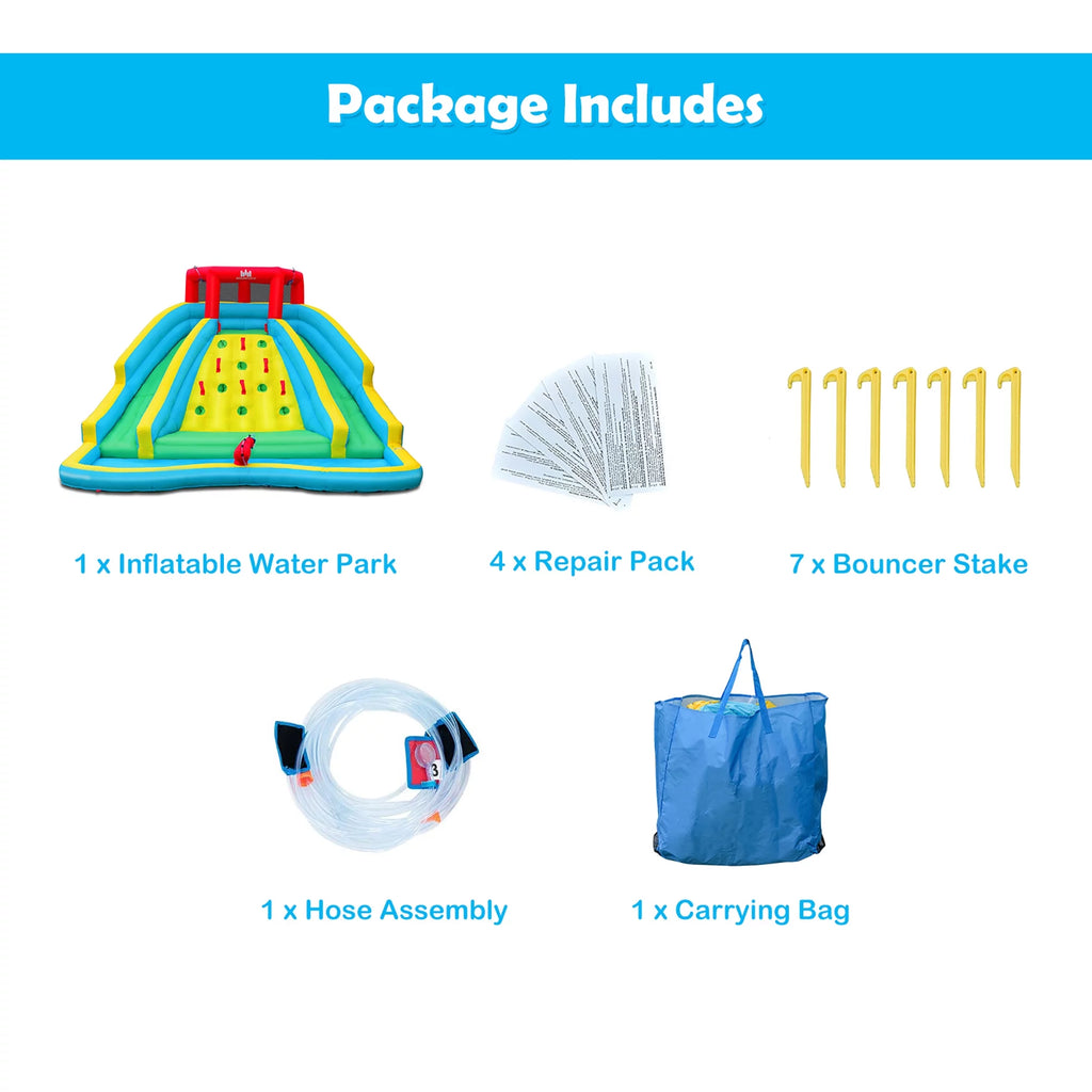 Inflatable Water Slide Park Splash Pool B538