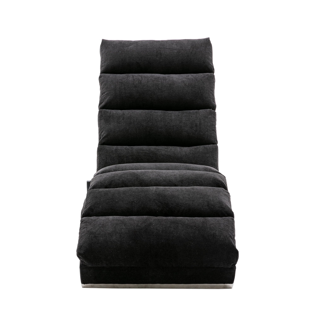 Black Linen Electric Massage Recliner Chair B5900