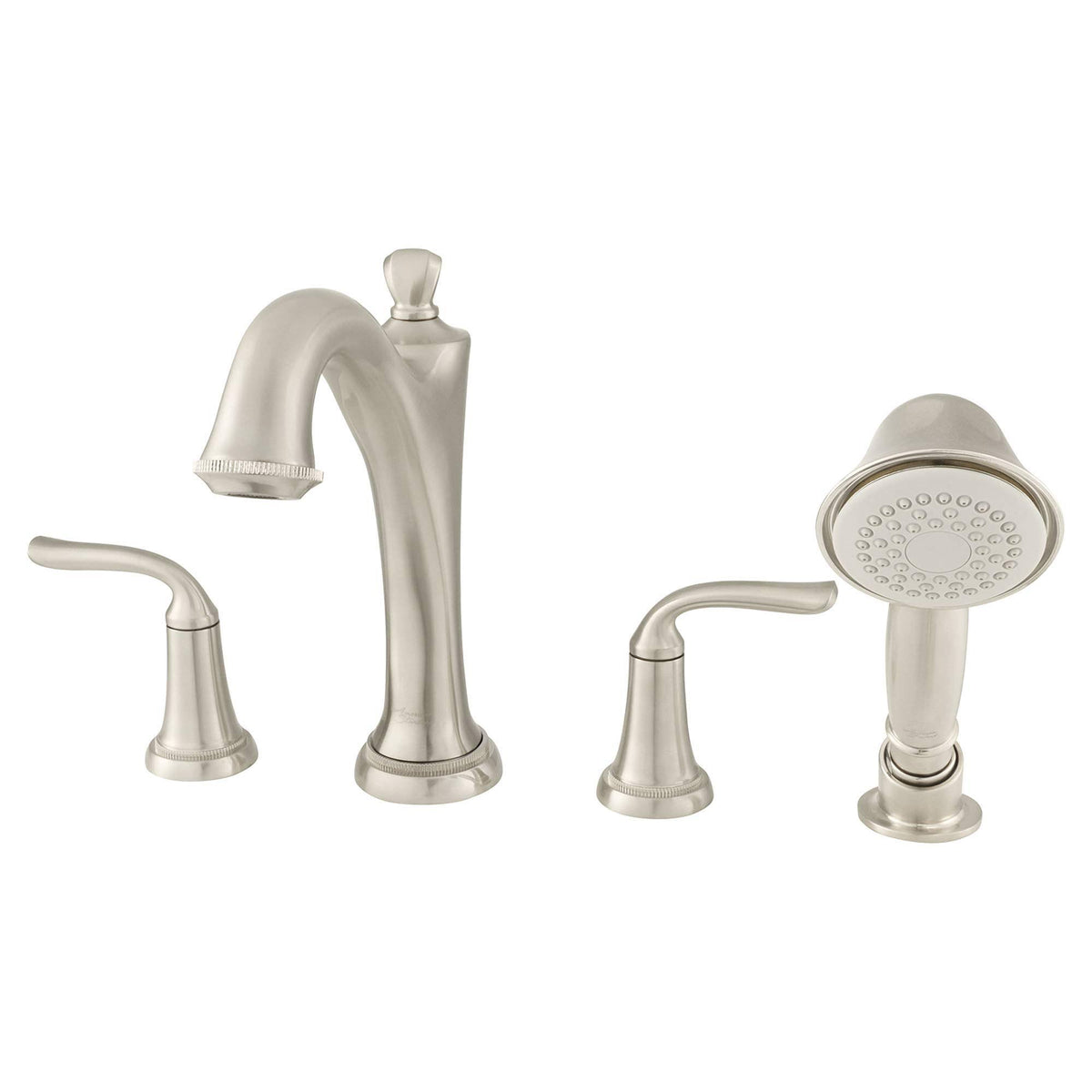 Brushed Nickel Roman Tub Faucet with Personal Shower Z68865