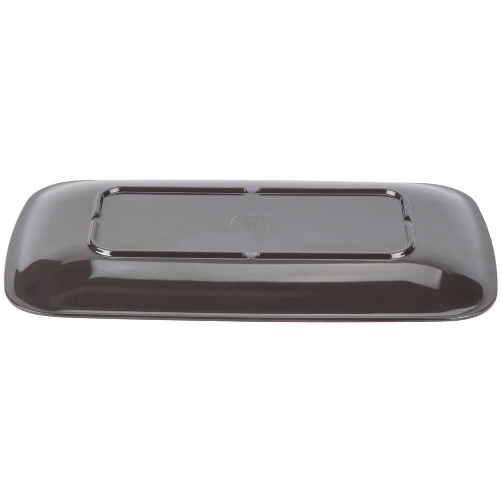 Woodgrain Rectangular Melamine Tray - 12/Case U331