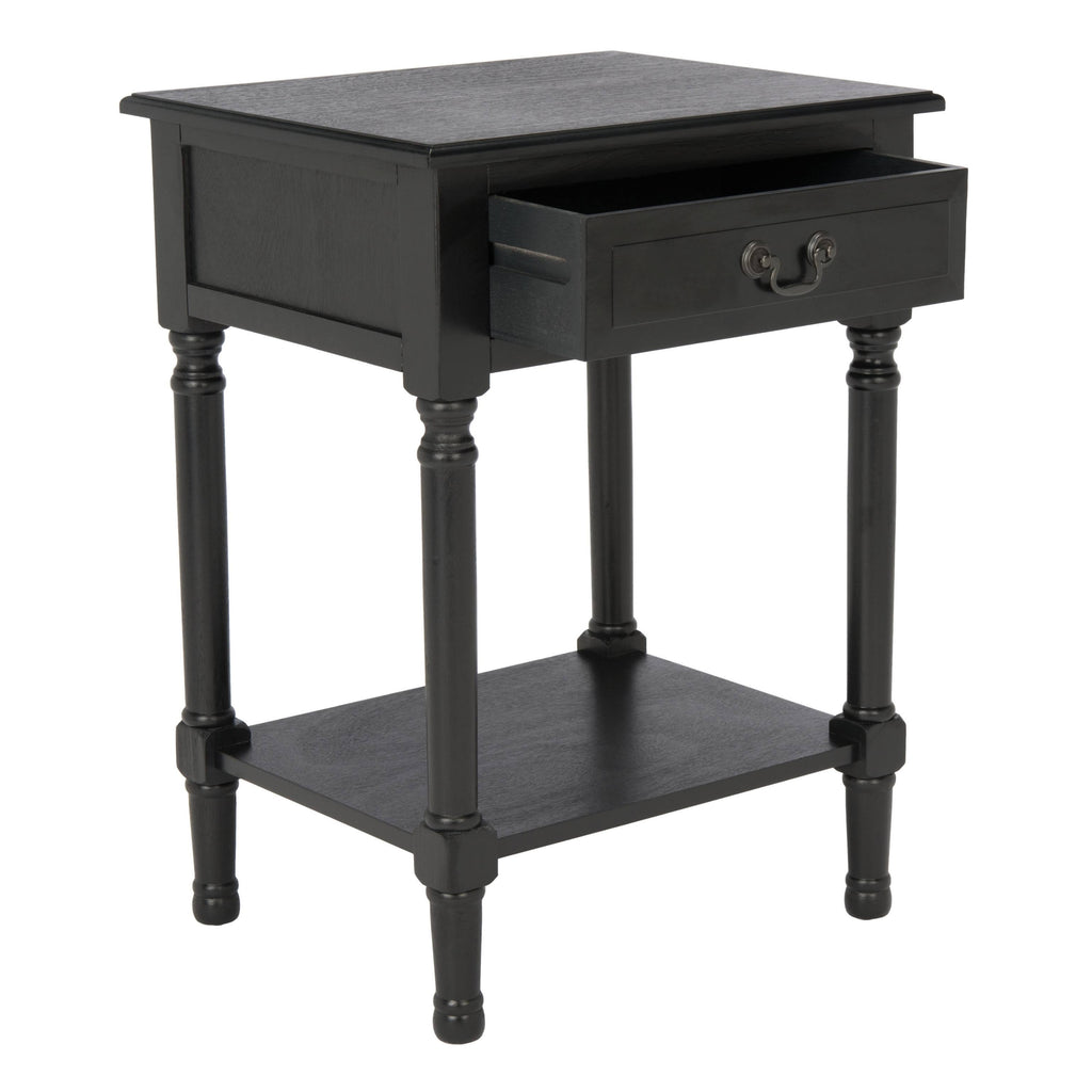 Greige 1 Drawer Accent Table U591