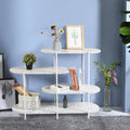 4-Tier Marble White Storage Shelf P21289
