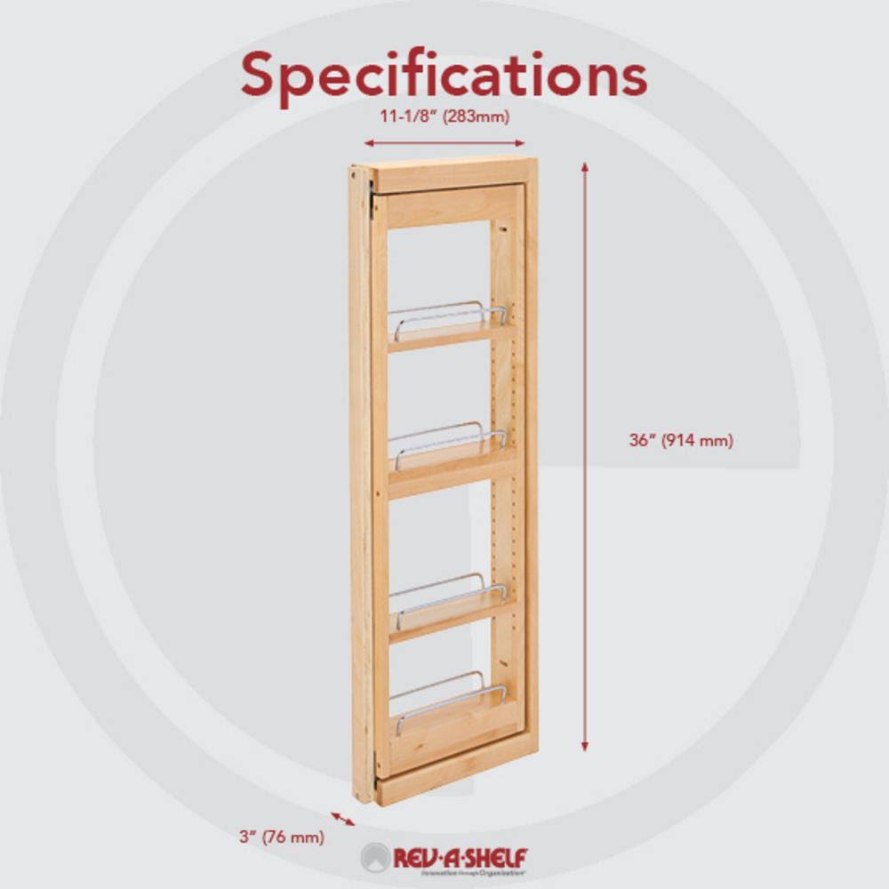 3x22 W x 36x22 H Pull-Out Cabinet Wall Filler Y608272