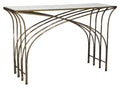 Gold and White Marble Console Table B5360