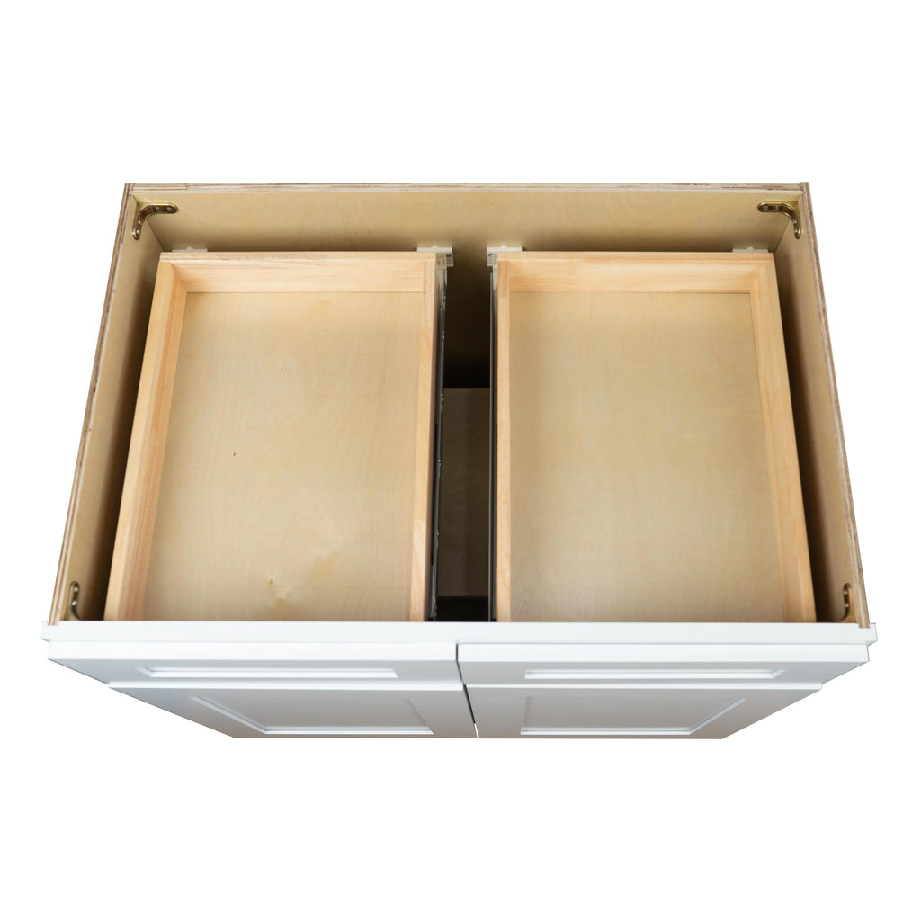 Shaker Base Kitchen Cabinet Ready to Assemble 30 in. W x 24 in. D x 34.5 in. H White O3319