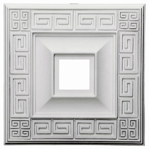 18x22W x 18x22H x 3 1/2x22ID x 1 1/8x22P Ceiling Medallion C605396