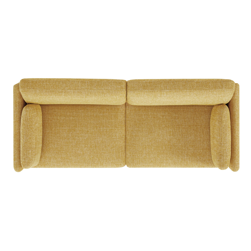 Mid-Century Modern Fabric Sofa with Solid Wood Leg T99598