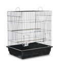 Black Square Roof Parakeet Cage Y9375