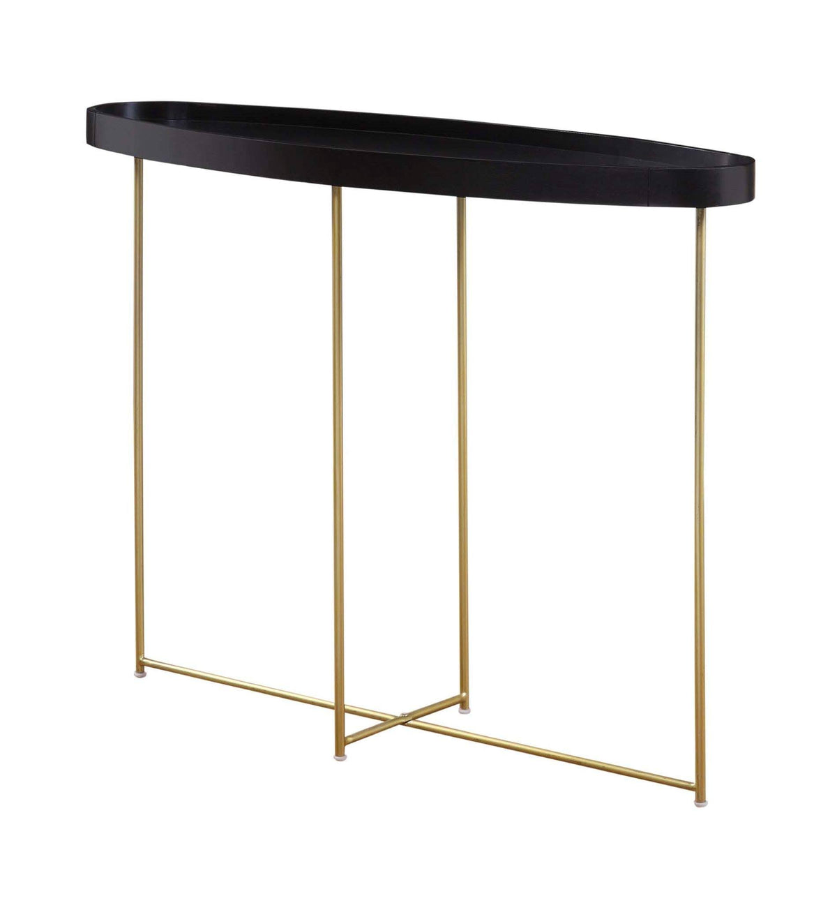 Black Gold Console Table F43051