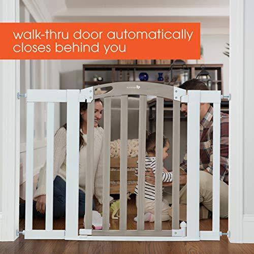 Gray Wood Wash Finish Baby Gate T13226