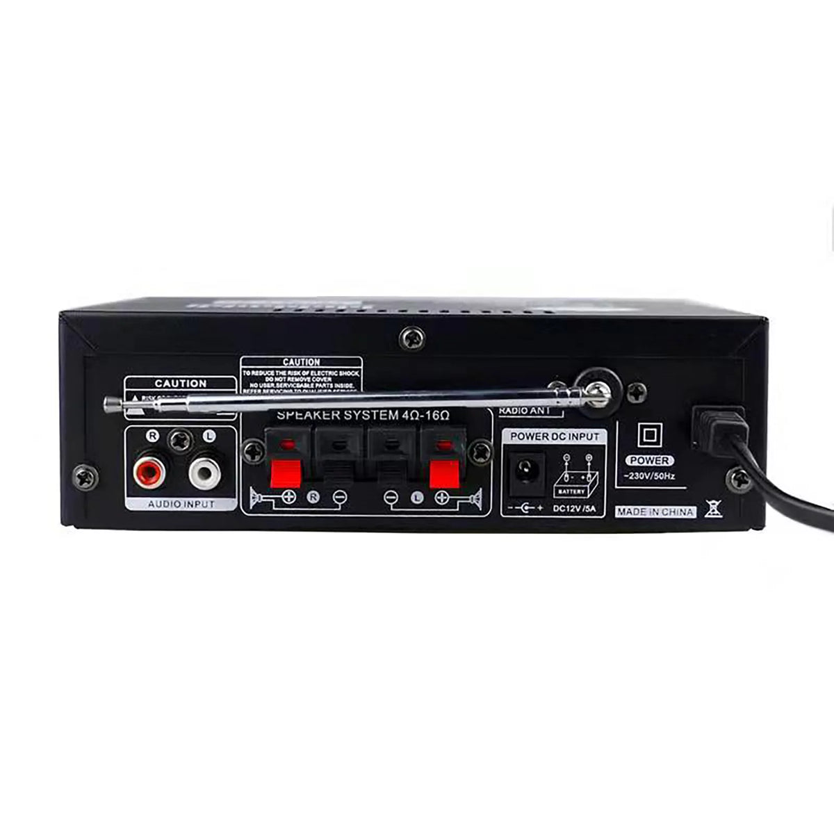 600W 4-16Ohm Bluetooth Stereo Amplifier with Remote R132