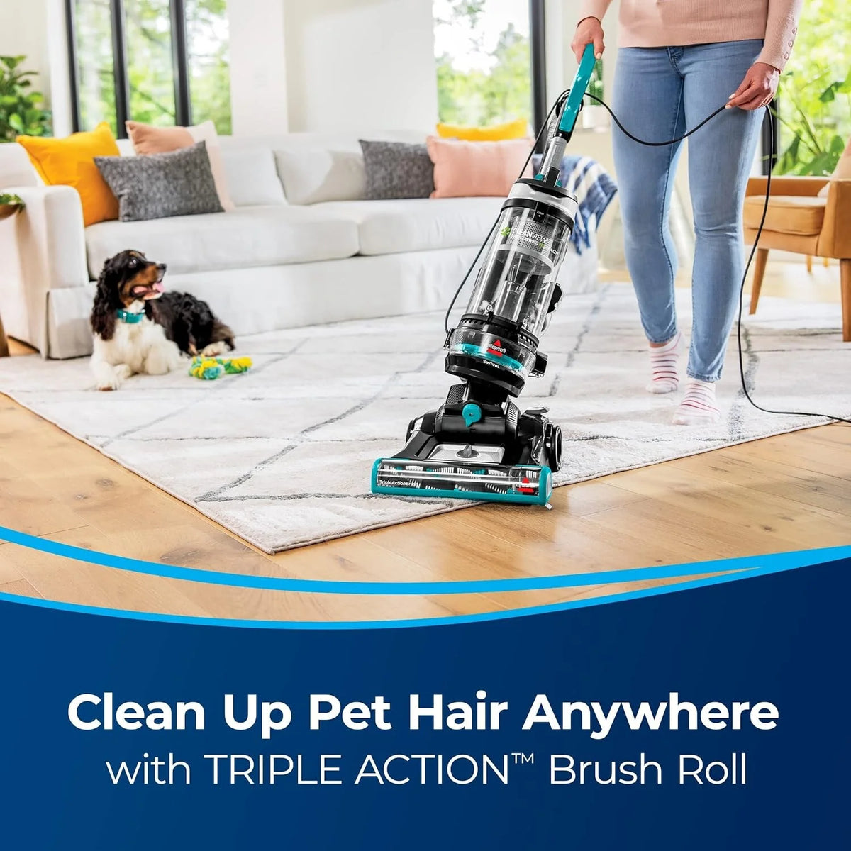 Pet Reach Vacuum Cleaner with Quick Release Wand and Swivel Steering X75701