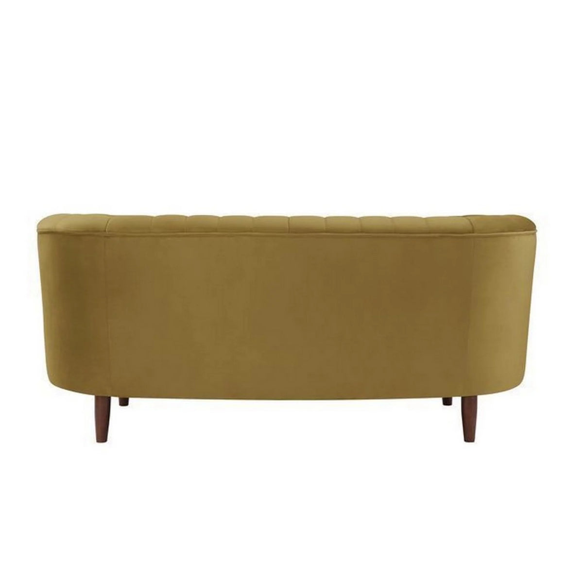 Yellow Channel Tufted Loveseat B432289