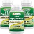 Peppermint Oil 250 mg 120 Capsules Pack of 3 L4294