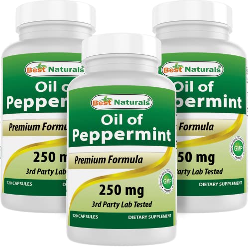 Peppermint Oil 250 mg 120 Capsules Pack of 3 L4294