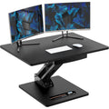 28" Black Height Adjustable Standing Desk E19980