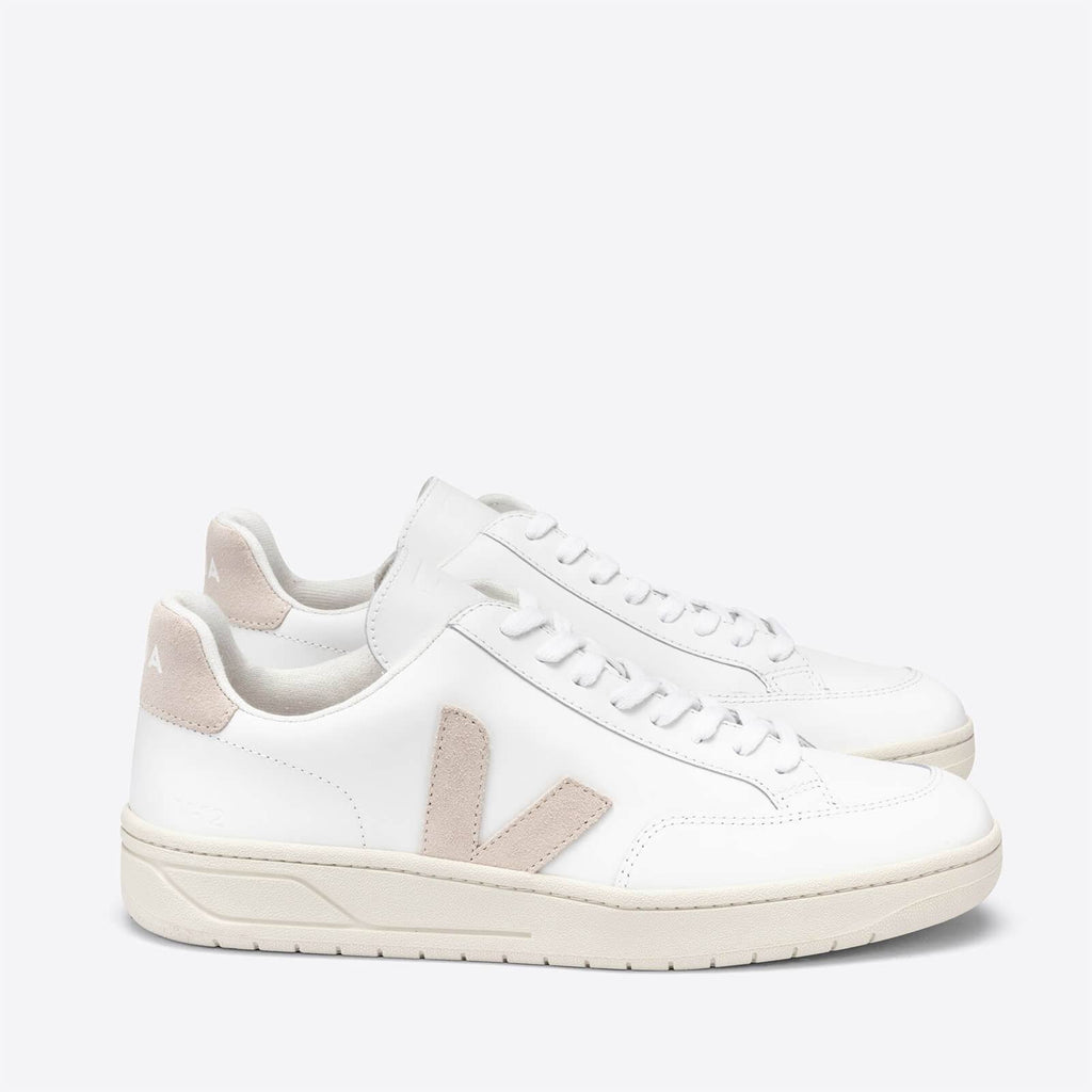 White Sable Leather Sneakers S276391