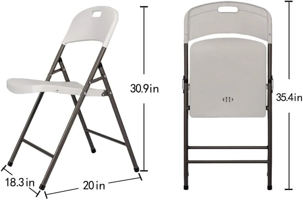 Set of Folding Plastic Chairs I107